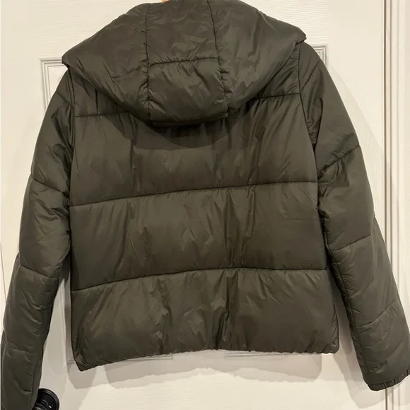Alp-N-Rock Olive Hooded Puffer Jacket | Quilted Winter Coat | Size L - Picture 7 of 7